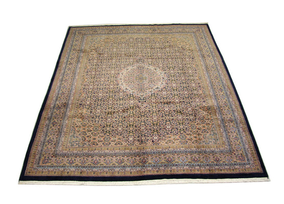 Tapis persan - Bidjar - 290 x 248 cm - bleu