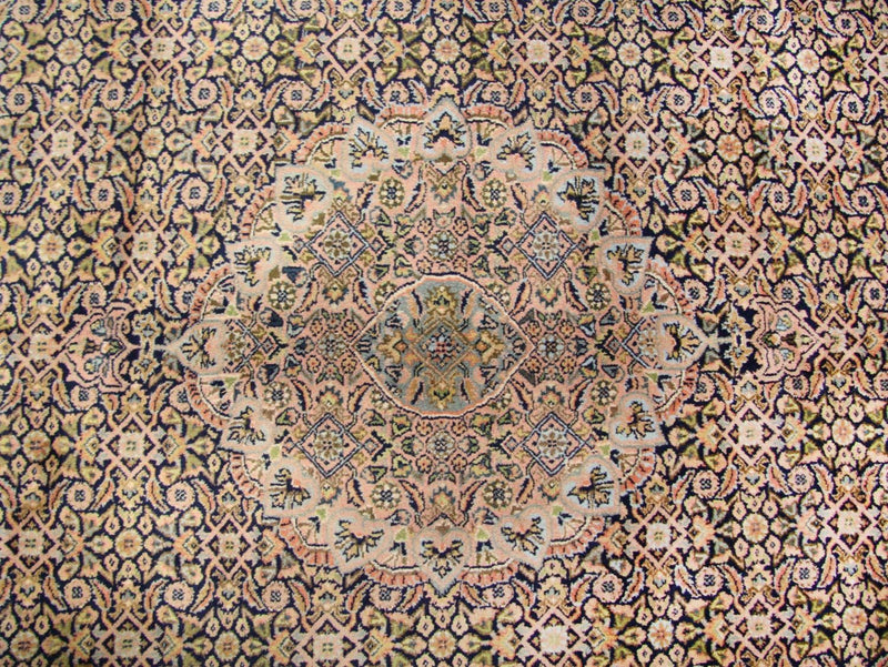 Tapis persan - Bidjar - 290 x 248 cm - bleu