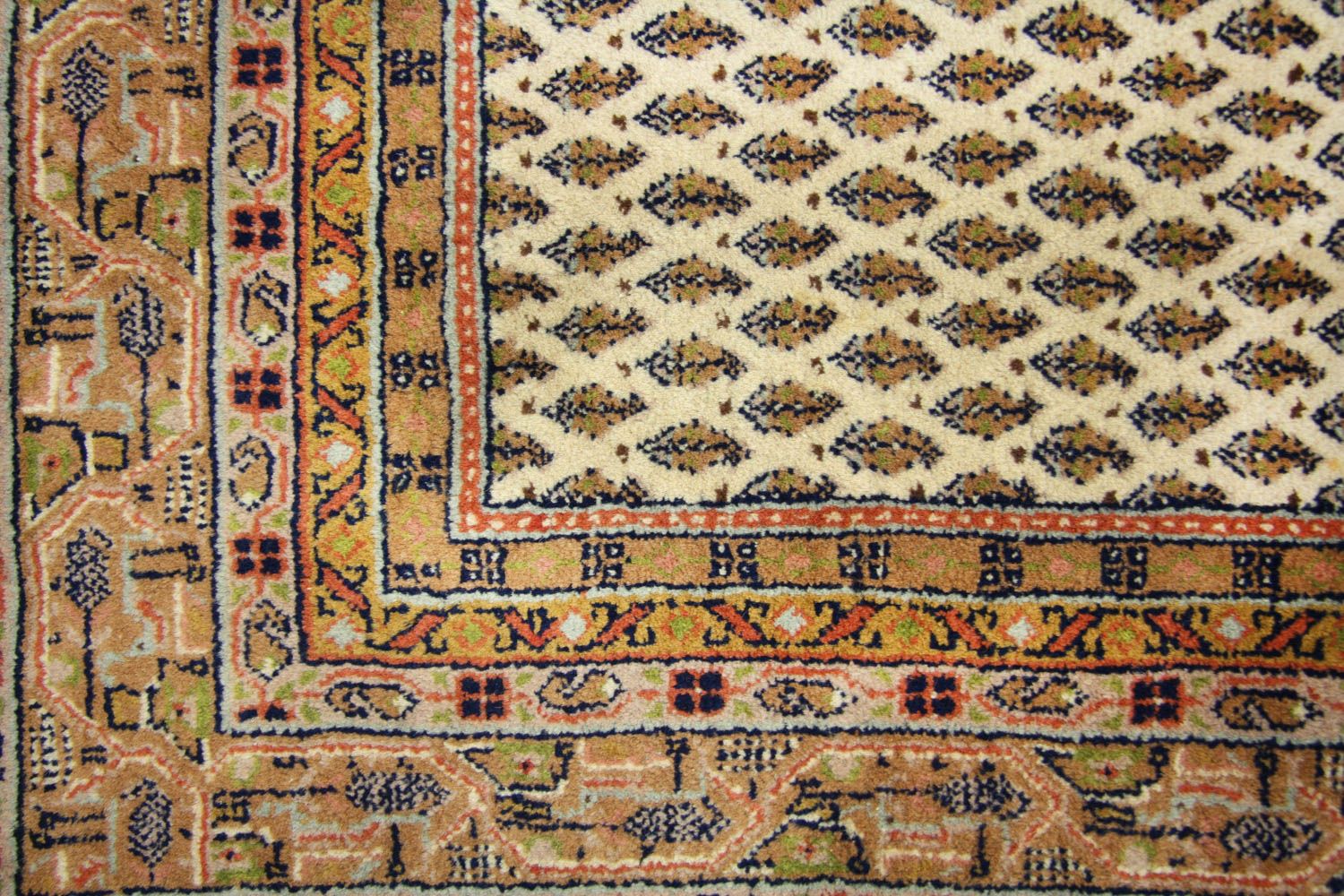 Tapis persan - Mir - 243 x 166 cm - beige