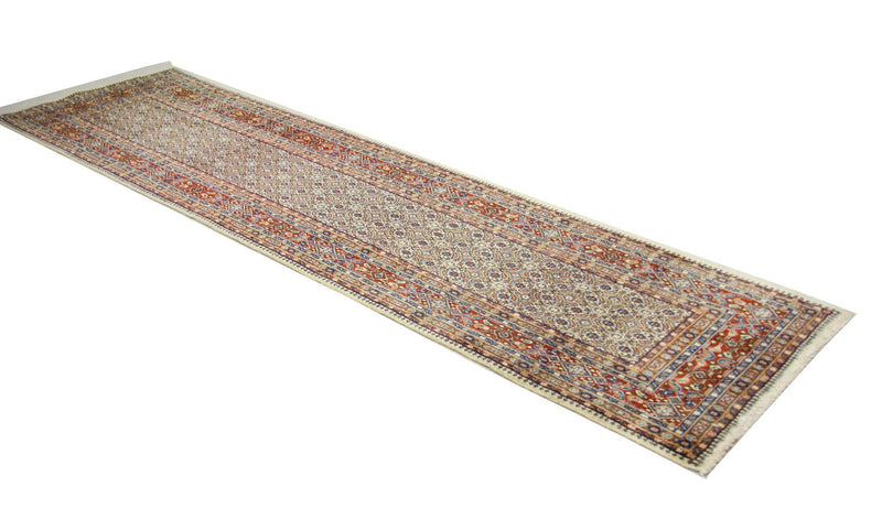 Tapis de couloir Tapis persan - Keshan - 299 x 78 cm - bleu