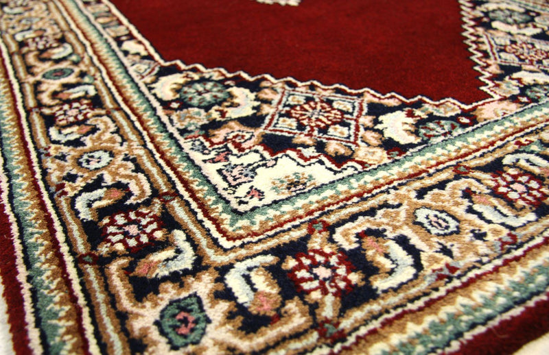 Tapis de couloir Tapis persan - Bidjar - 245 x 75 cm - rouge