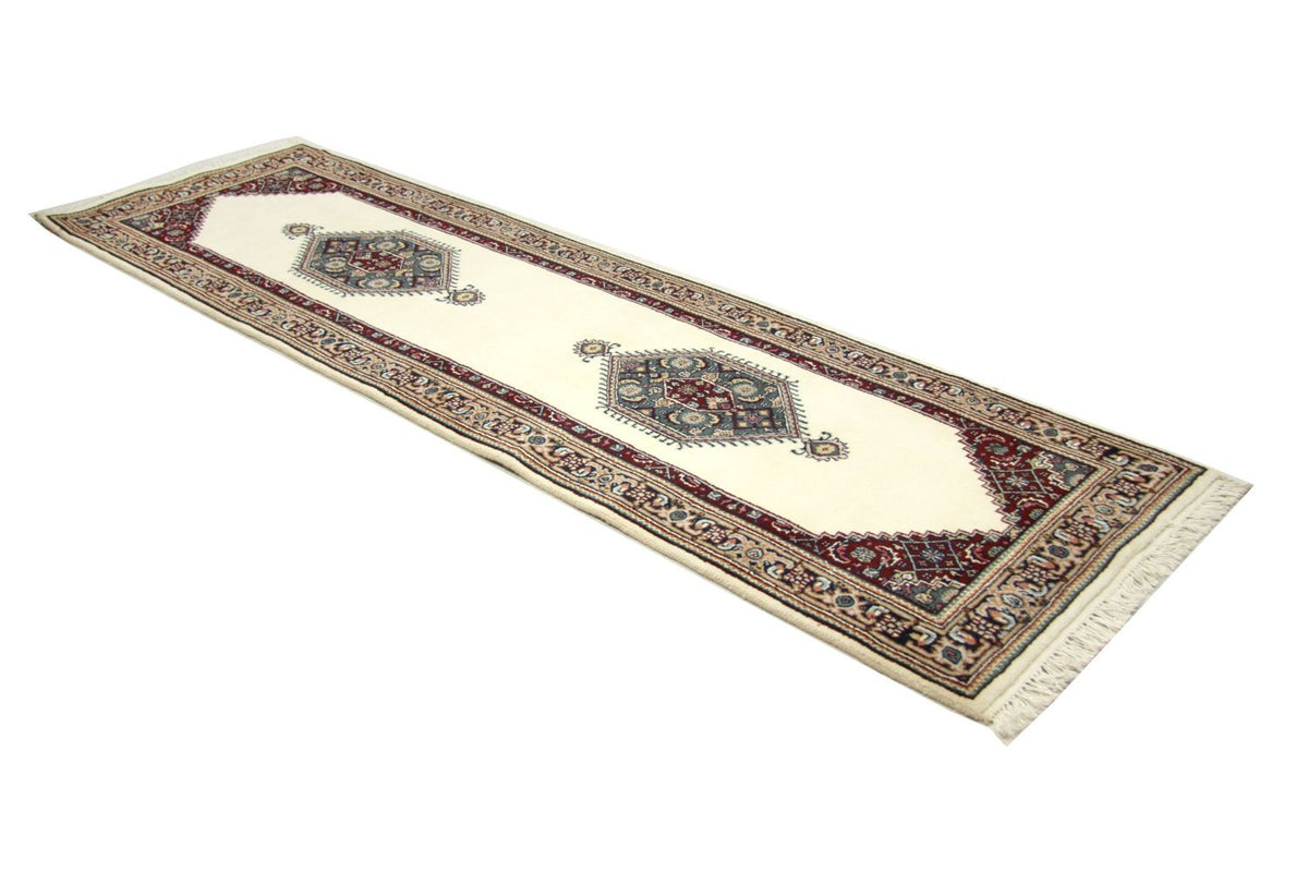 Tapis de couloir Tapis persan - Bidjar - 263 x 77 cm - beige