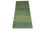 Tapis de couloir Tapis Gabbeh - Persan - 247 x 90 cm - vert