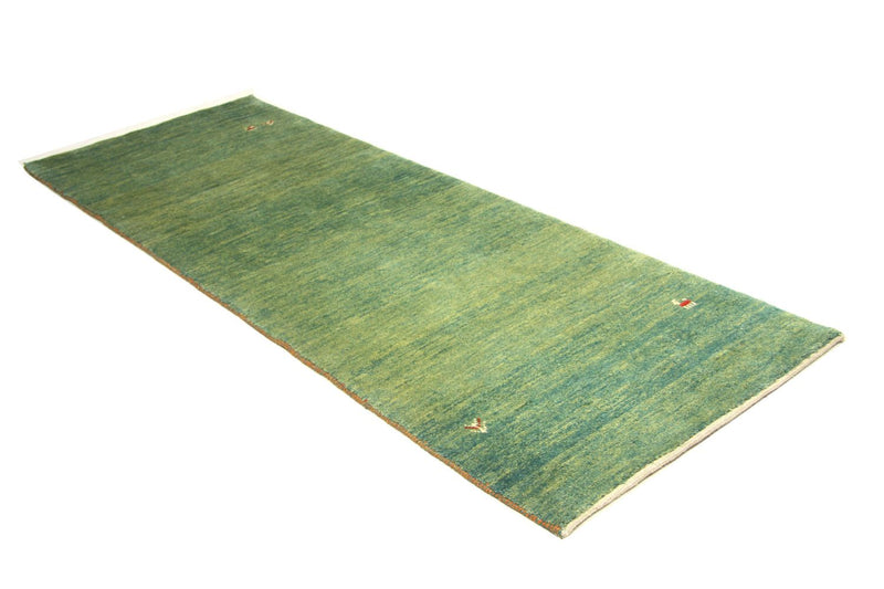 Tapis de couloir Tapis Gabbeh - Persan - 247 x 90 cm - vert