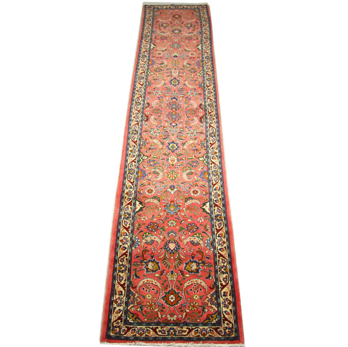 Tapis de couloir Tapis persan - Classique - 406 x 80 cm - rouge clair