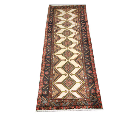 Tapis de couloir Tapis persan - Nomadic - 292 x 94 cm - beige