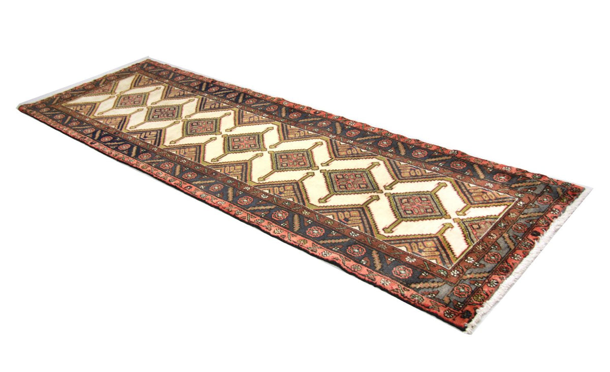 Tapis de couloir Tapis persan - Nomadic - 292 x 94 cm - beige