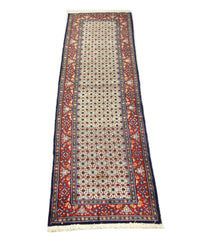 Tapis de couloir Tapis persan - Classique - 290 x 80 cm - bleu