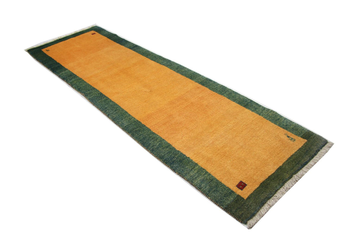 Tapis de couloir Tapis Gabbeh - Persan - 285 x 86 cm - orange