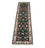 Tapis de couloir Tapis persan - Bidjar - 303 x 78 cm - bleu