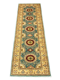 Tapis de couloir Tapis Ziegler - 293 x 81 cm - bleu