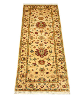Tapis de couloir Tapis Ziegler - 220 x 76 cm - jaune