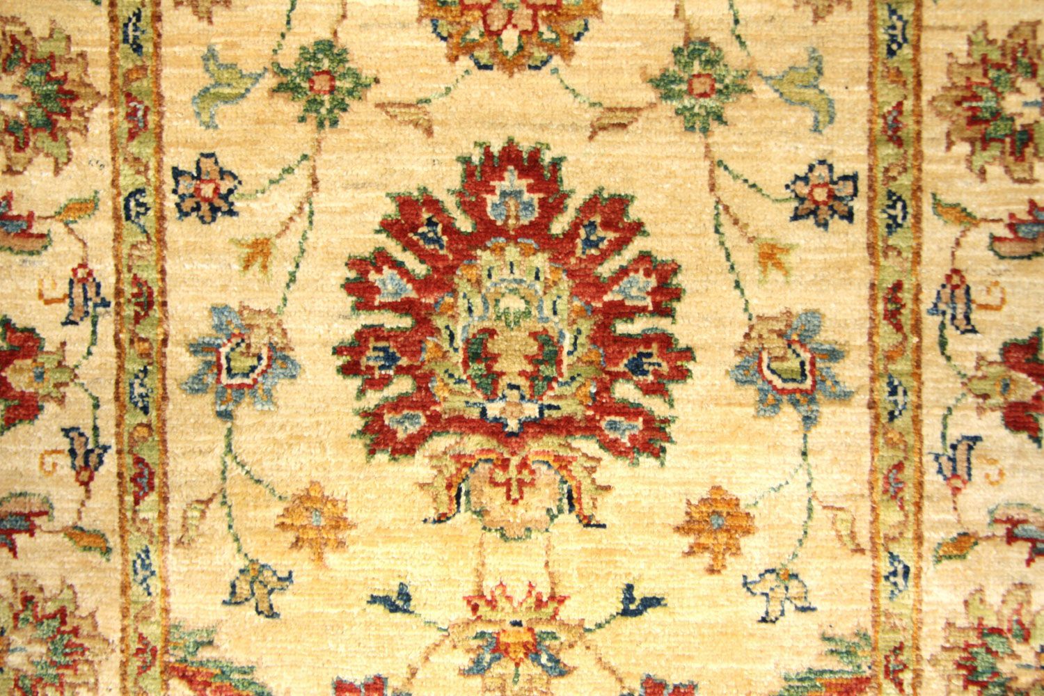 Tapis de couloir Tapis Ziegler - 220 x 76 cm - jaune