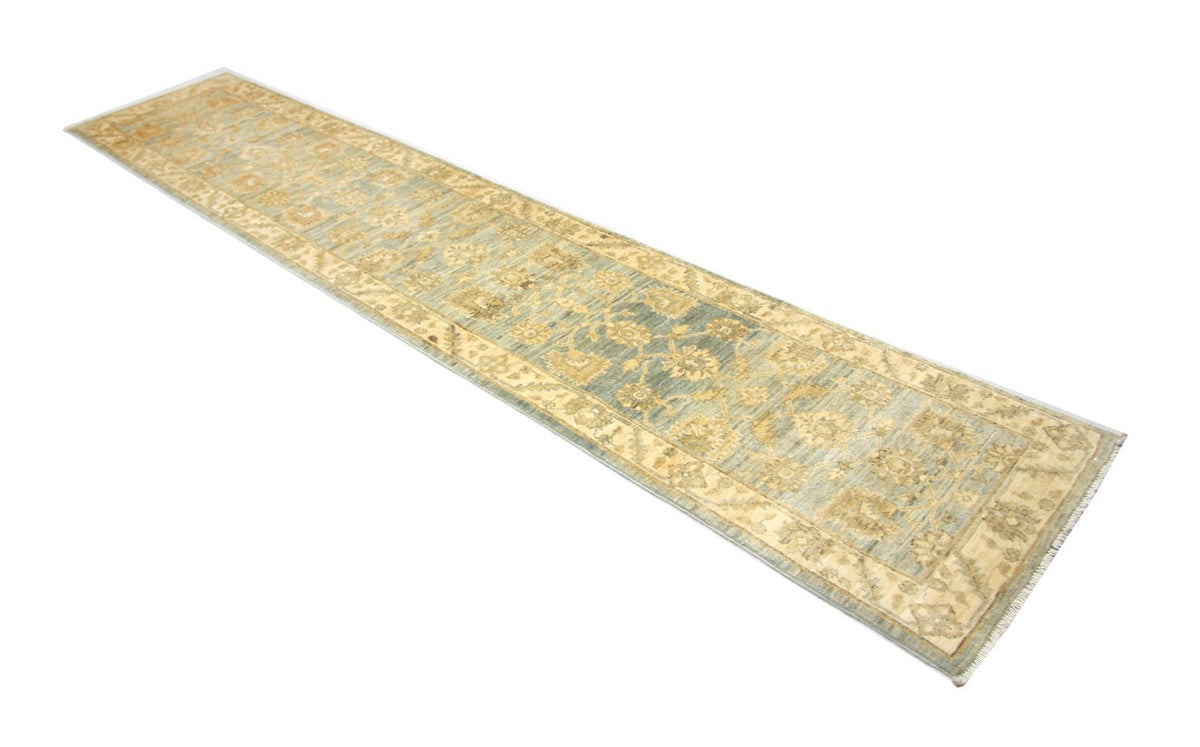 Tapis de couloir Tapis Ziegler - 352 x 70 cm - bleu