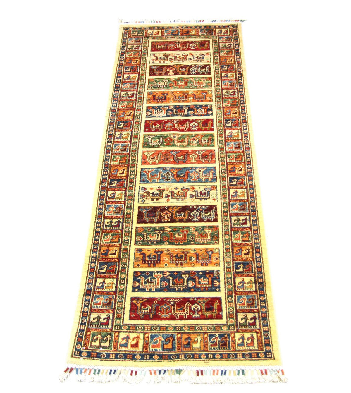 Tapis de couloir Tapis Ziegler - 258 x 82 cm - multicolore
