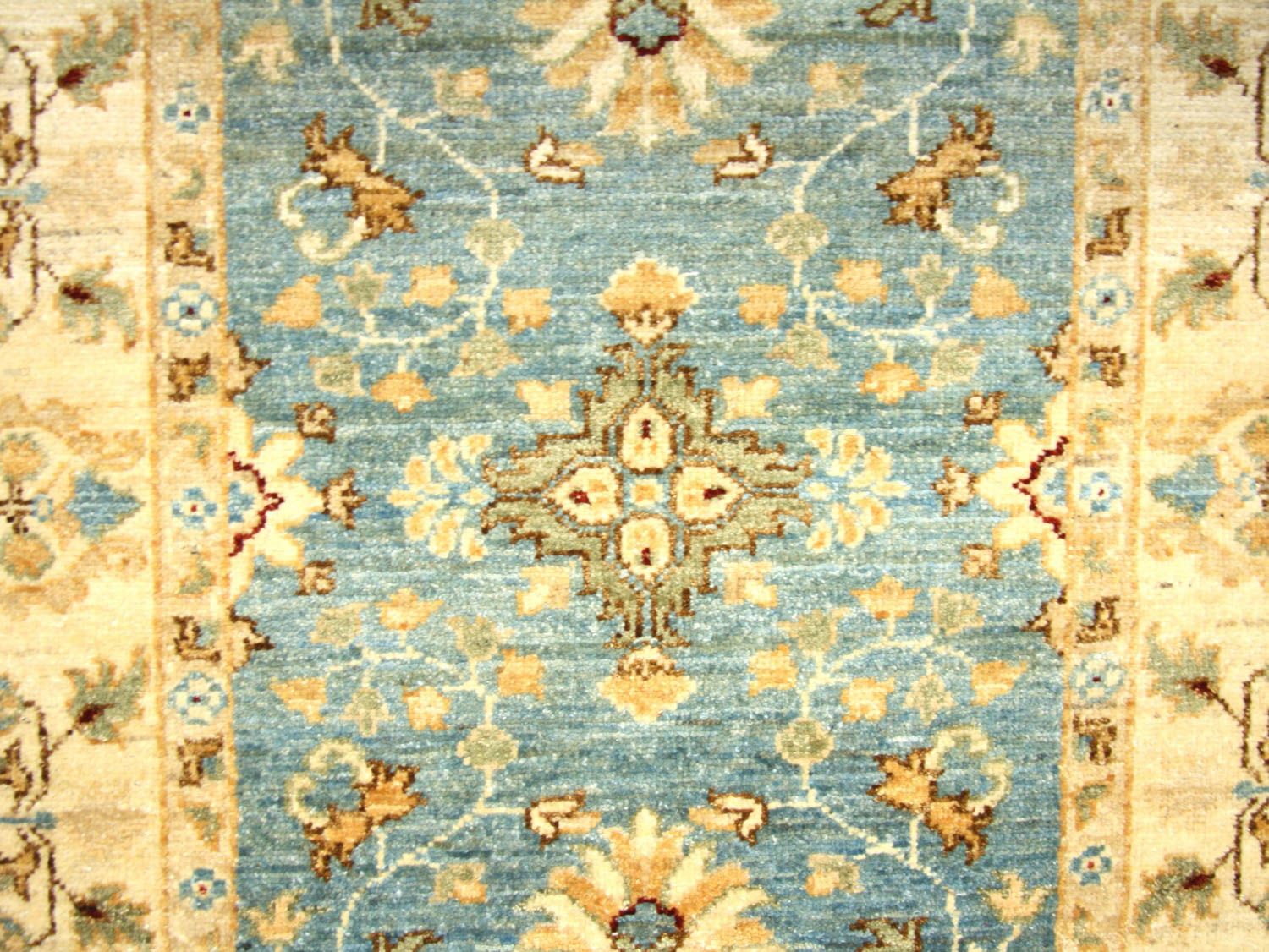 Tapis de couloir Tapis Ziegler - 292 x 84 cm - bleu