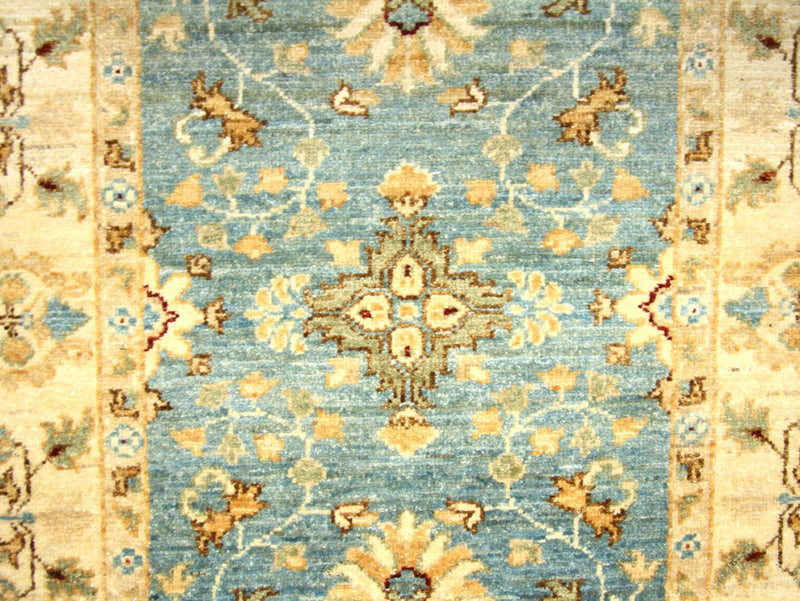 Tapis de couloir Tapis Ziegler - 292 x 84 cm - bleu
