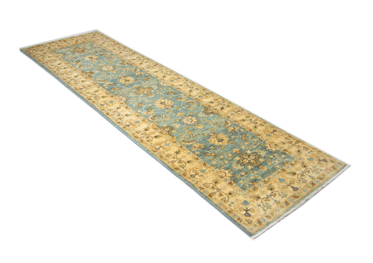 Tapis de couloir Tapis Ziegler - 292 x 84 cm - bleu