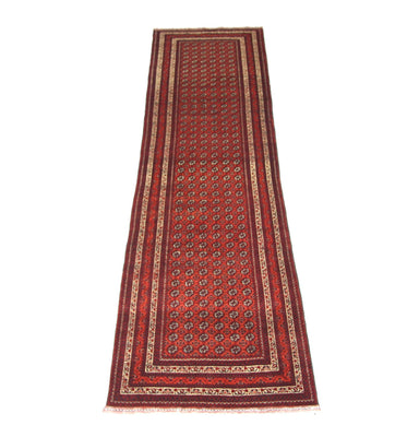 Tapis de couloir Tapis afghan - Boukhara - 339 x 84 cm - rouge