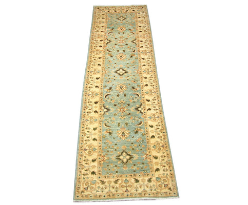 Tapis de couloir Tapis Ziegler - 312 x 84 cm - bleu
