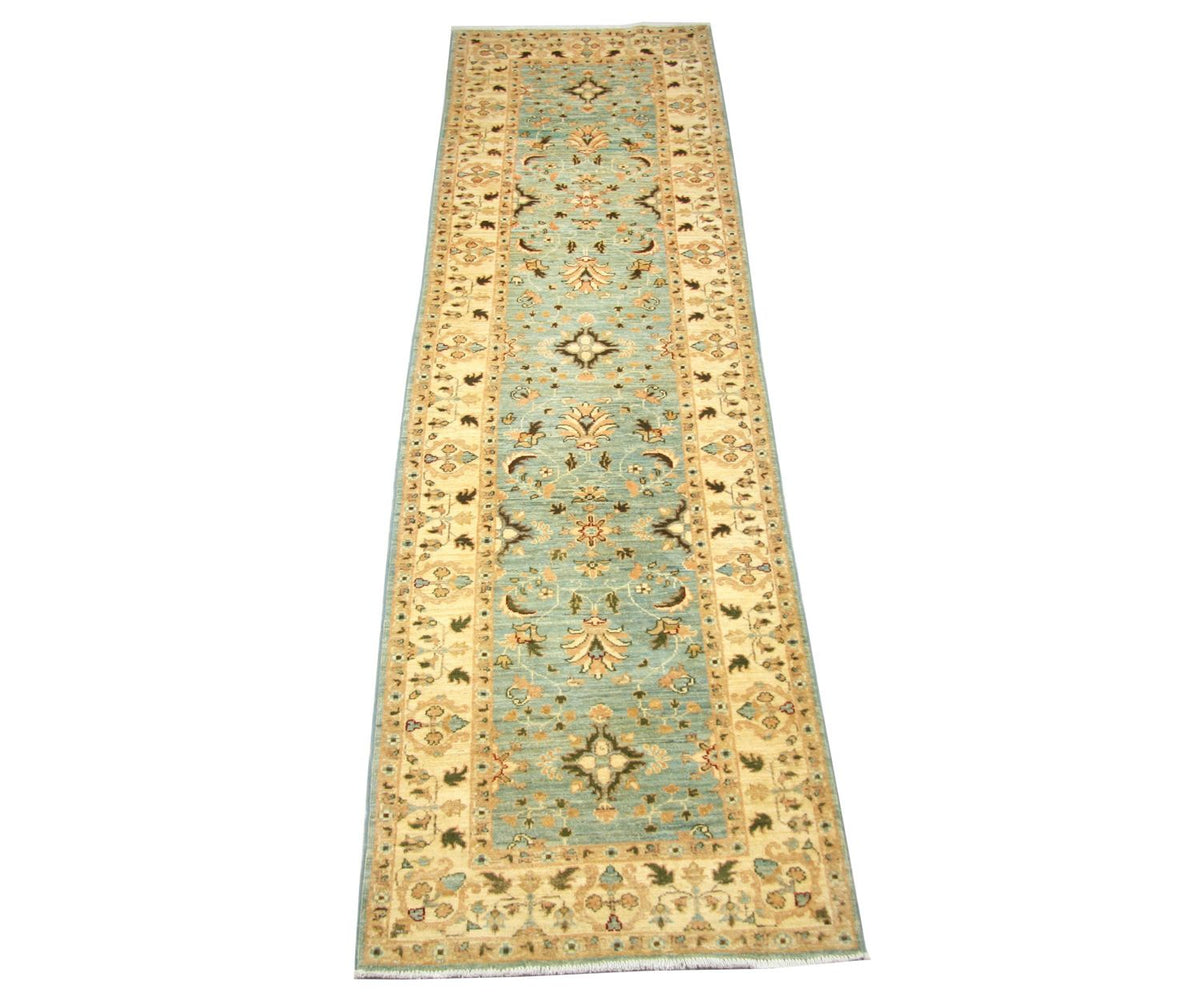 Tapis de couloir Tapis Ziegler - 312 x 84 cm - bleu