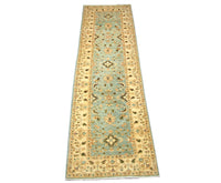 Tapis de couloir Tapis Ziegler - 312 x 84 cm - bleu