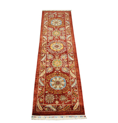 Tapis de couloir Tapis Ziegler - 306 x 79 cm - rouge