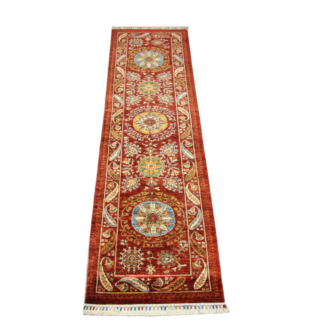 Tapis de couloir Tapis Ziegler - 306 x 79 cm - rouge