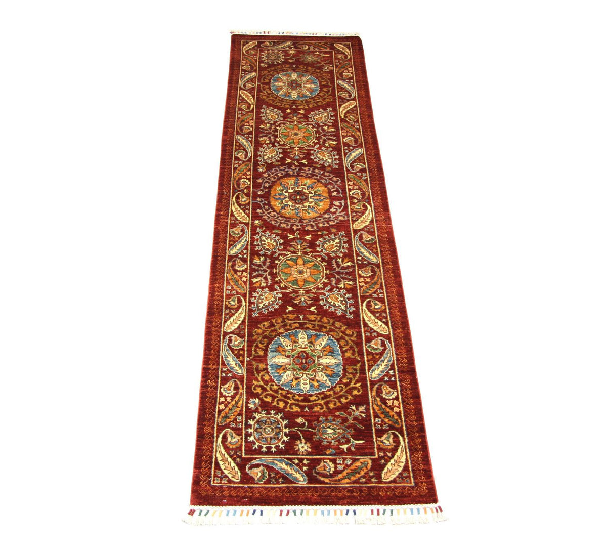 Tapis de couloir Tapis Ziegler - 307 x 78 cm - rouge