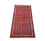 Tapis de couloir Tapis afghan - Boukhara - 258 x 87 cm - rouge