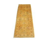 Tapis de couloir Tapis Ziegler - 276 x 88 cm - or