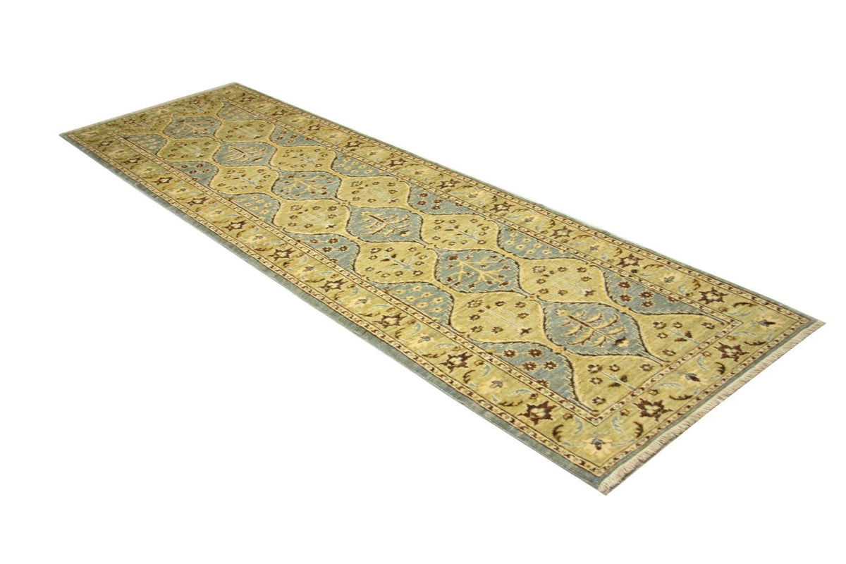 Tapis de couloir Tapis Ziegler - 296 x 89 cm - bleu