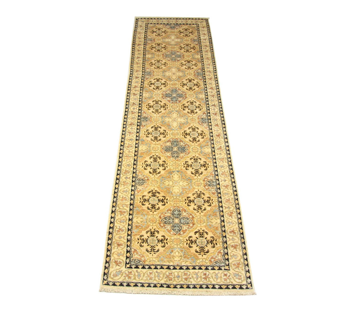 Tapis de couloir Tapis Ziegler - 358 x 89 cm - or