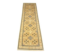 Tapis de couloir Tapis Ziegler - 358 x 89 cm - or
