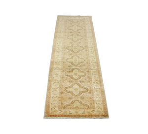 Tapis de couloir Tapis Ziegler - 324 x 97 cm - marron