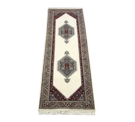 Tapis de couloir Tapis oriental - 247 x 76 cm - beige