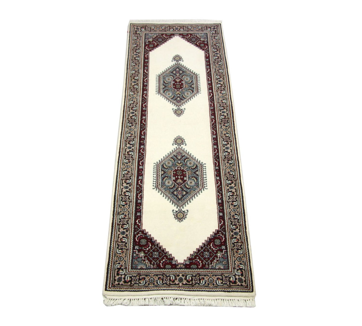 Tapis de couloir Tapis oriental - 247 x 76 cm - beige