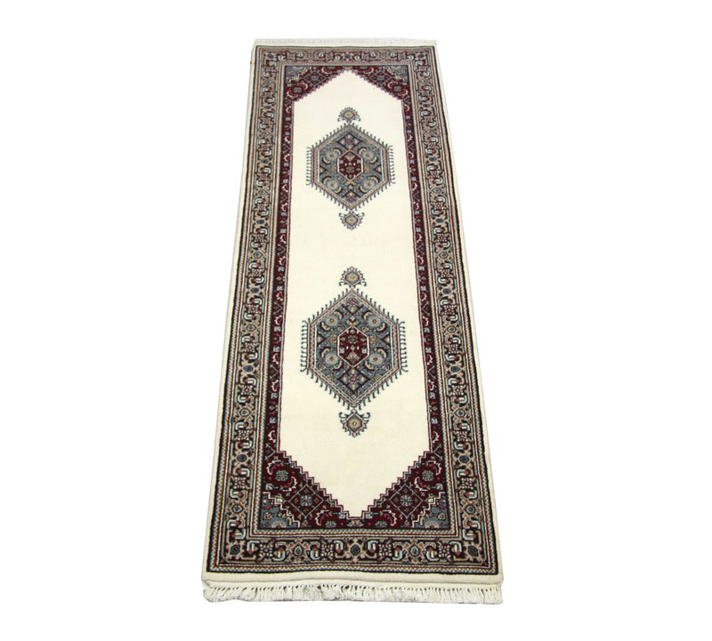 Tapis de couloir Tapis oriental - 247 x 76 cm - beige