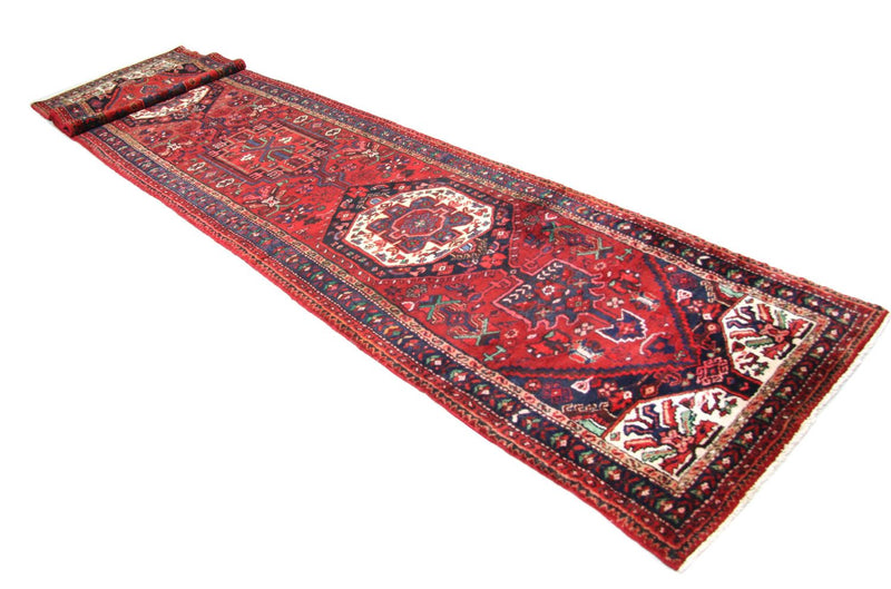 Tapis de couloir Tapis persan - Nomadic - 475 x 101 cm - rouge