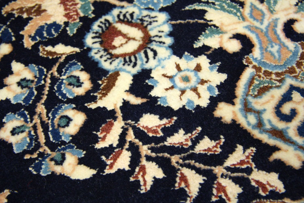 Tapis persan - Nain - 75 x 50 cm - bleu