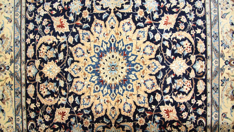 Tapis persan - Nain - Premium - 261 x 155 cm - bleu