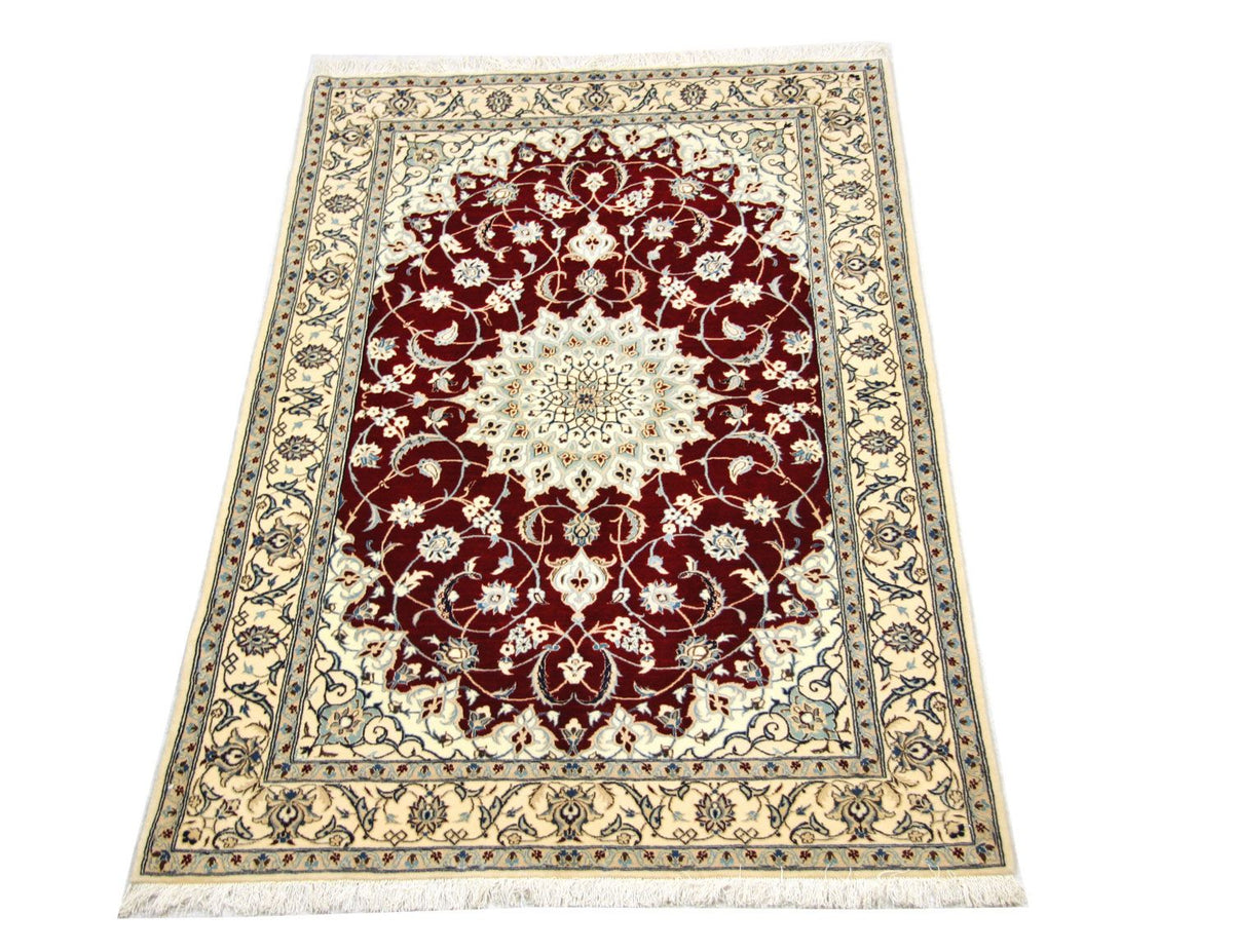 Tapis persan - Nain - Premium - 192 x 125 cm - rouge