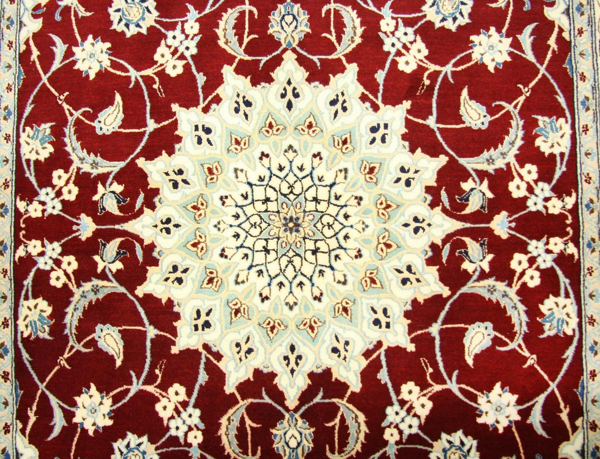 Tapis persan - Nain - Premium - 192 x 125 cm - rouge