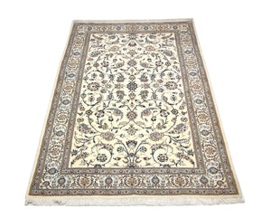 Tapis persan - Nain - Premium - 253 x 165 cm - blanc naturel
