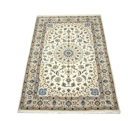 Tapis persan - Nain - Premium - 212 x 135 cm - blanc naturel