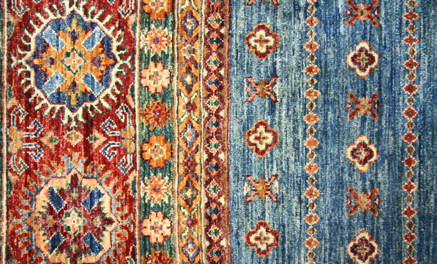 Tapis Ziegler - 234 x 172 cm - bleu