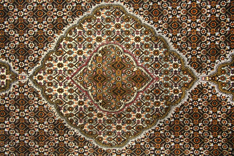 Tapis persan - Tabriz - 202 x 152 cm - marron
