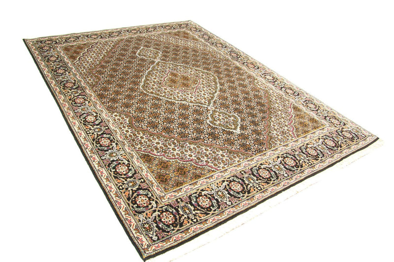 Tapis persan - Tabriz - 202 x 152 cm - marron