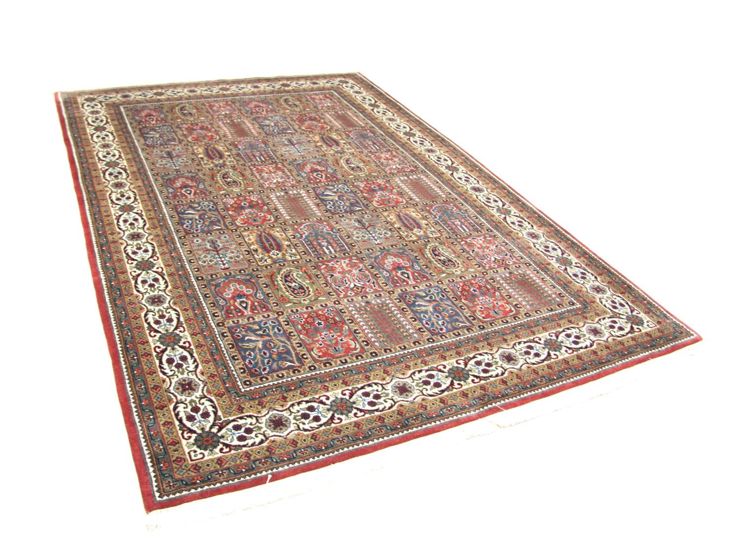Tapis persan - Nomadic - 241 x 168 cm - bleu