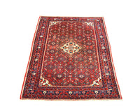 Tapis persan - Nomadic - 205 x 147 cm - rouge
